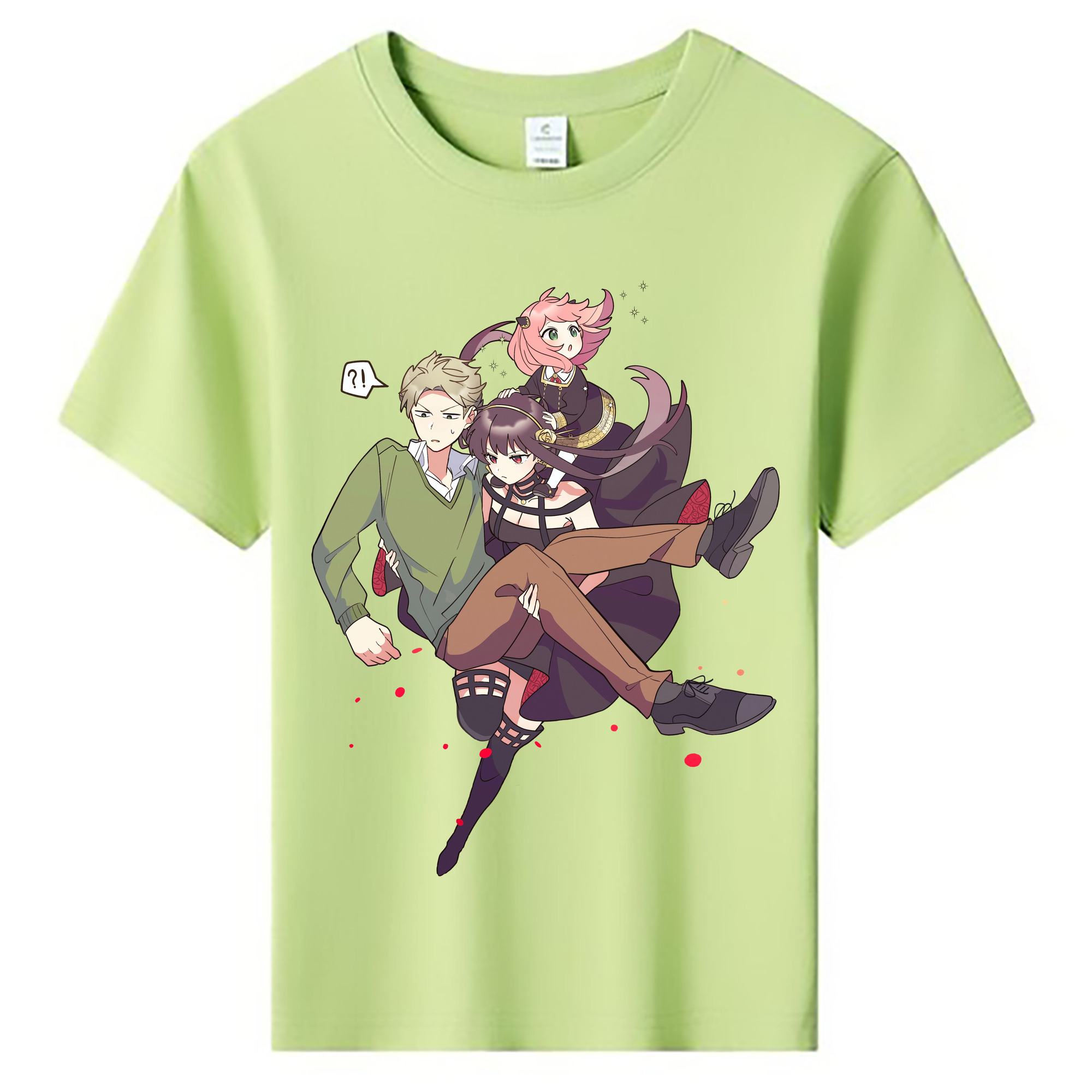 （画像用） SPY×FAMILY间谍家家酒 綿100％キッズTシャツ（フロントプリント）